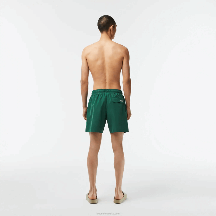 zelena 132 6H4B519 muškarci Lacoste brzosušeće kupaće gaće s putnom torbom