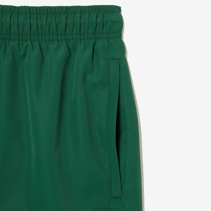 zelena 132 6H4B519 muškarci Lacoste brzosušeće kupaće gaće s putnom torbom