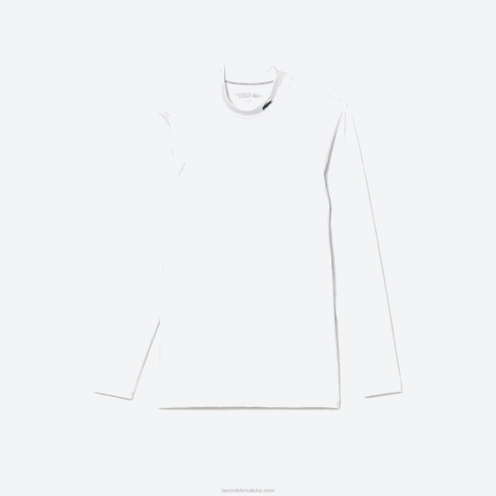 bijela 001 6H4B245 muškarci Lacoste sportska uska majica dugih rukava