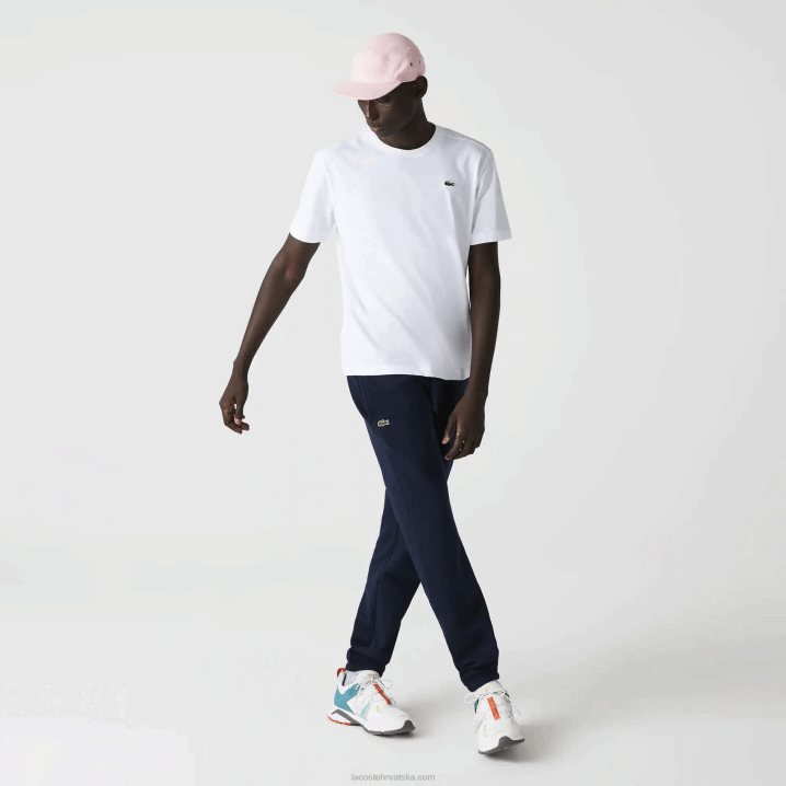 bijela 001 6H4B51 muškarci Lacoste sportska prozračna majica