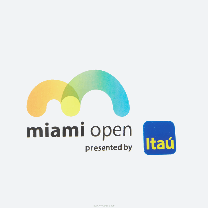 bijela 001 6H4B933 muškarci Lacoste miami otvorena grafička majica