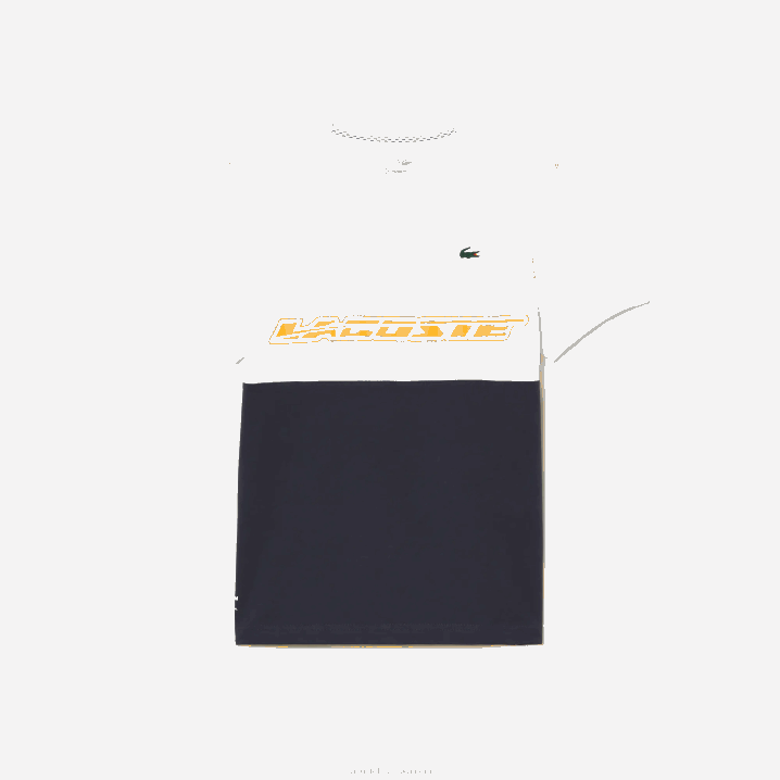 bijelo plava narančasta wyi 6H4B26 muškarci Lacoste tenis x daniil medvedev majica s dresom