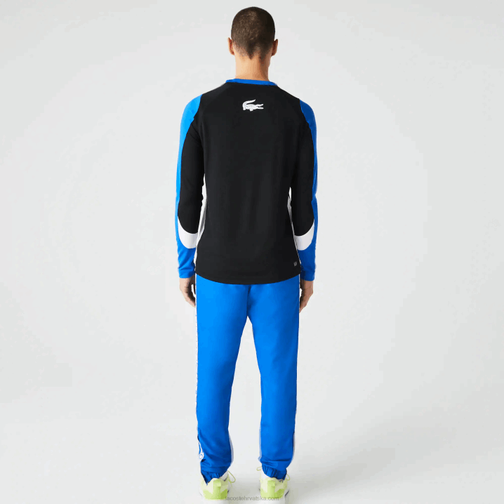 crno plavo bijelo zfz 6H4B753 muškarci Lacoste sportska teniska majica