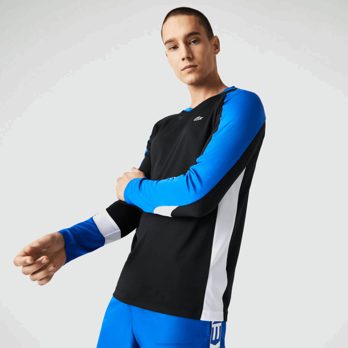 crno plavo bijelo zfz 6H4B753 muškarci Lacoste sportska teniska majica