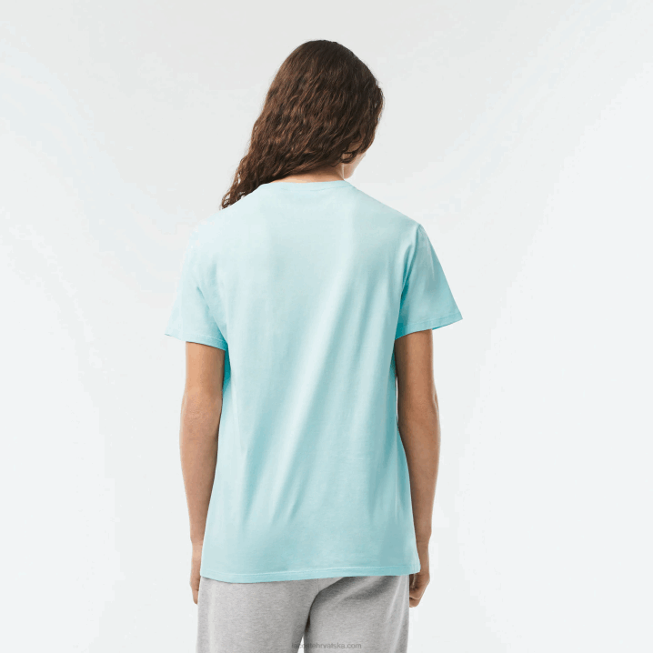 menta lgf 6H4B112 muškarci Lacoste majica kratkih rukava od pima pamučnog jerseya s okruglim izrezom