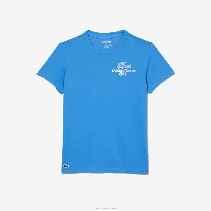 plava l99 6H4B179 muškarci Lacoste golf regular fit majica od organskog pamuka