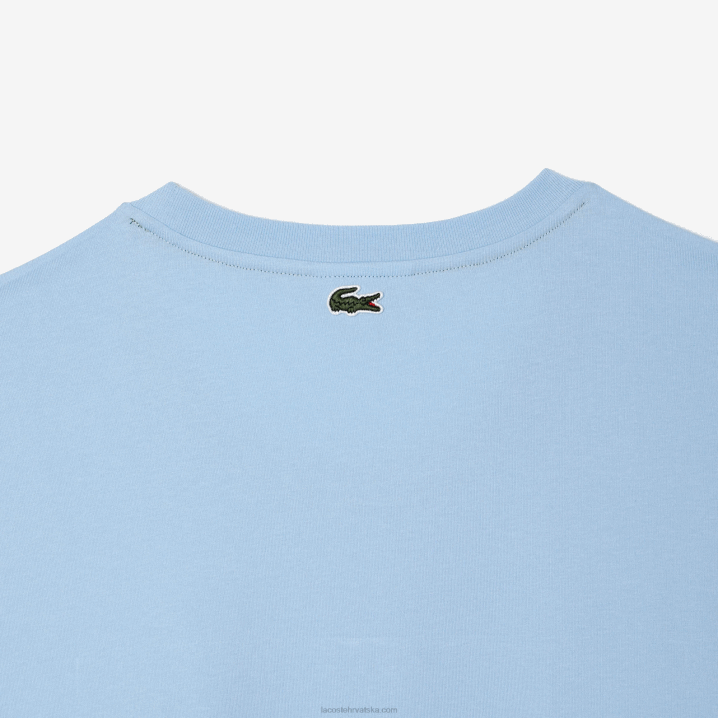 plavi hbp 6H4B135 muškarci Lacoste pamučna majica širokog kroja - velika veličina - visoka
