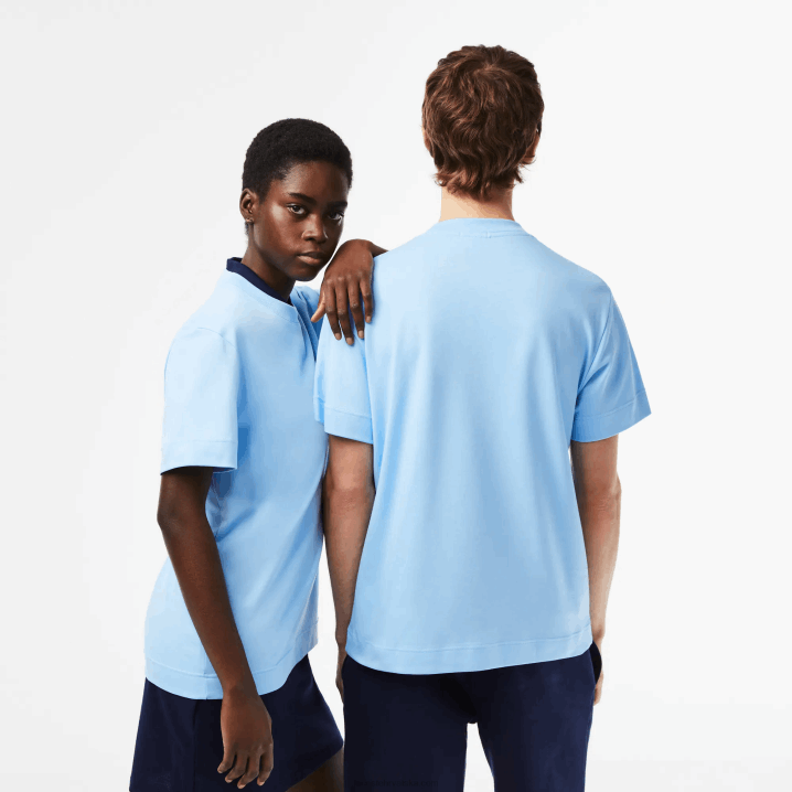 plavi hbp 6H4B735 muškarci Lacoste majica kratkih rukava od organskog pamuka s okruglim izrezom