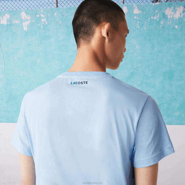 plavi hbp 6H4B872 muškarci Lacoste sport novak djokovic kroko majica od organskog pamuka