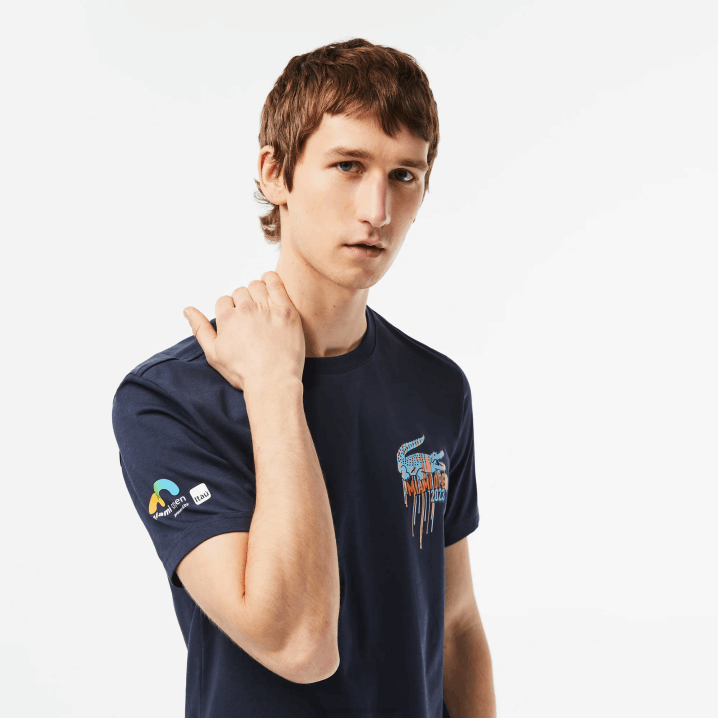 plavi kxe 6H4B217 muškarci Lacoste sport miami open edition majica