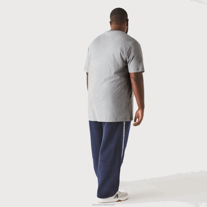 sivi chine cca 6H4B757 muškarci Lacoste majica s okruglim izrezom xl od pamučnog jerseya