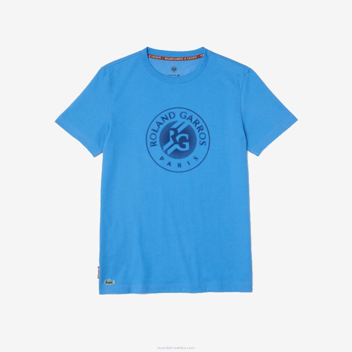 tamnoplava yd2 6H4B1601 muškarci Lacoste sport roland garros majica od organskog pamuka