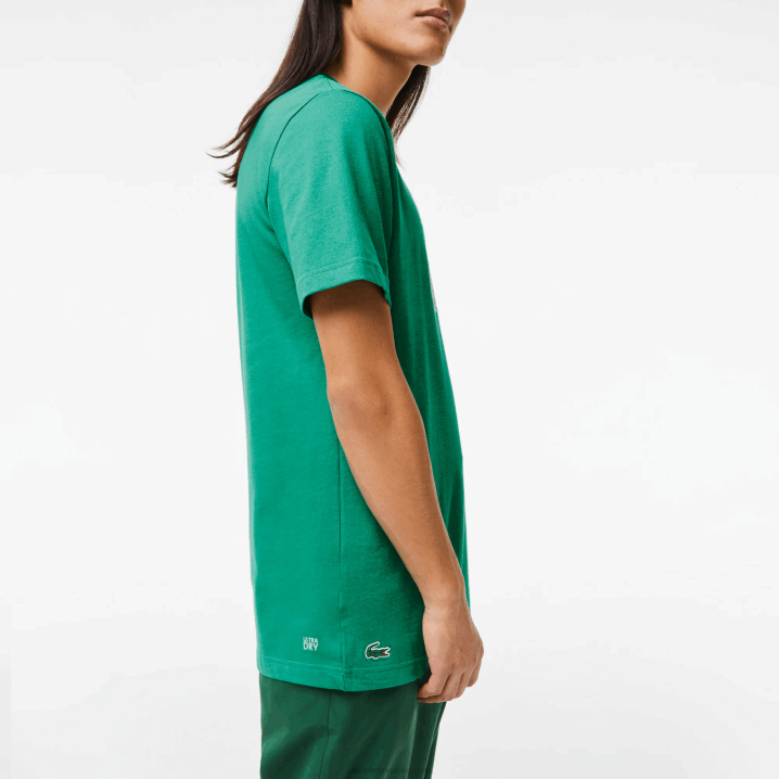 zelena hd2 6H4B842 muškarci Lacoste sportska majica s printom krokodila