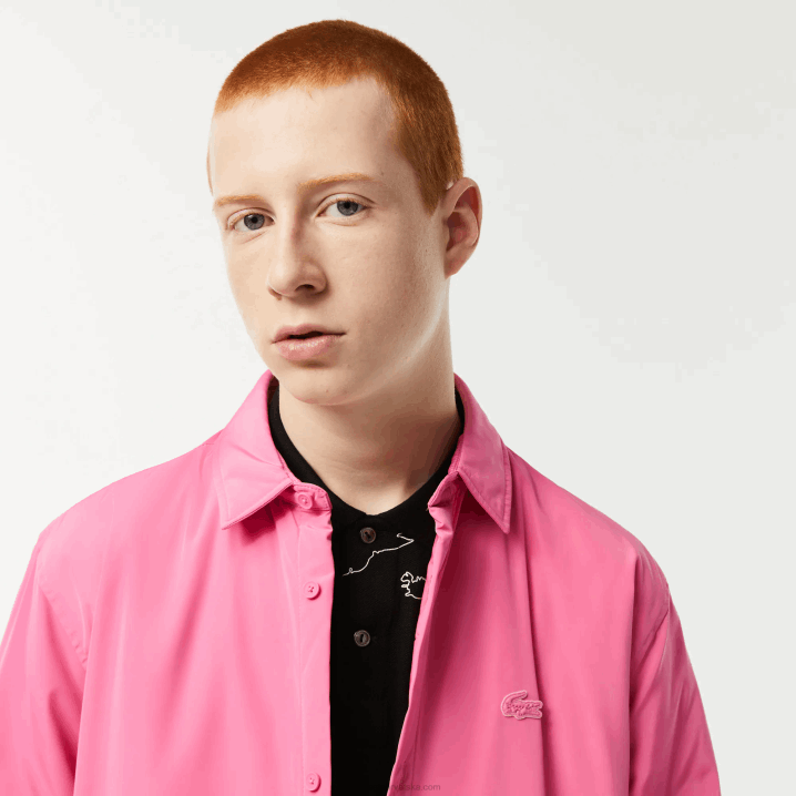 ružičasta 2r3 6H4B498 muškarci Lacoste vodootporna majica