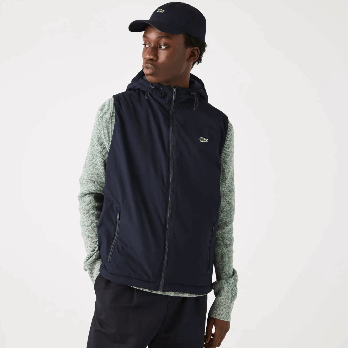 bež bijela a8m 6H4B1290 muškarci Lacoste heritage 3-u-1 karirani jarak