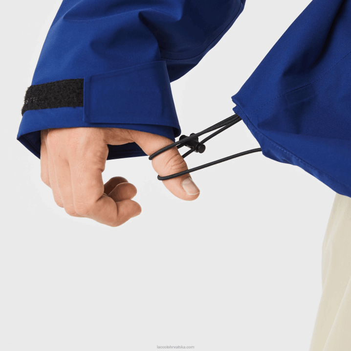 plavi bdm 6H4B1308 muškarci Lacoste vodootporna prošivena parka