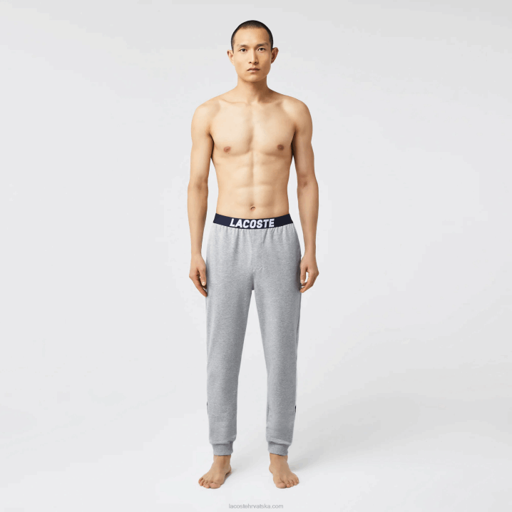 siva chine bijela tamnoplava tya 6H4B1567 muškarci Lacoste predimenzionirane hlače od flisa s logotipom