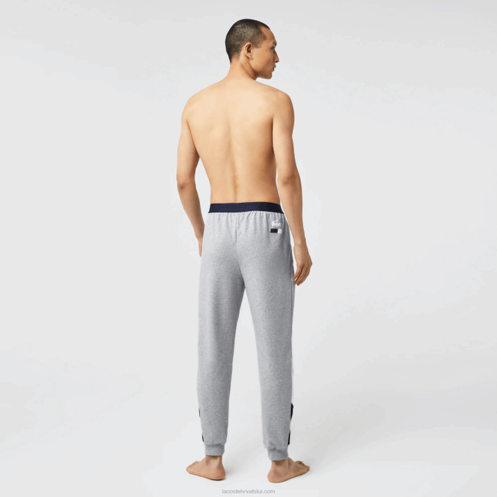 siva chine bijela tamnoplava tya 6H4B1567 muškarci Lacoste predimenzionirane hlače od flisa s logotipom