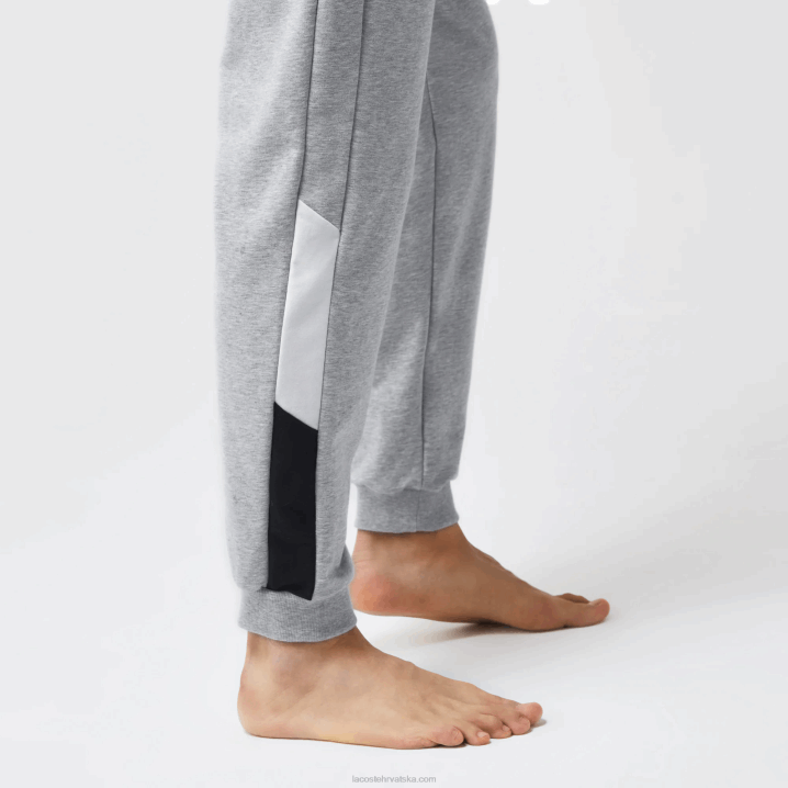 siva chine bijela tamnoplava tya 6H4B1567 muškarci Lacoste predimenzionirane hlače od flisa s logotipom