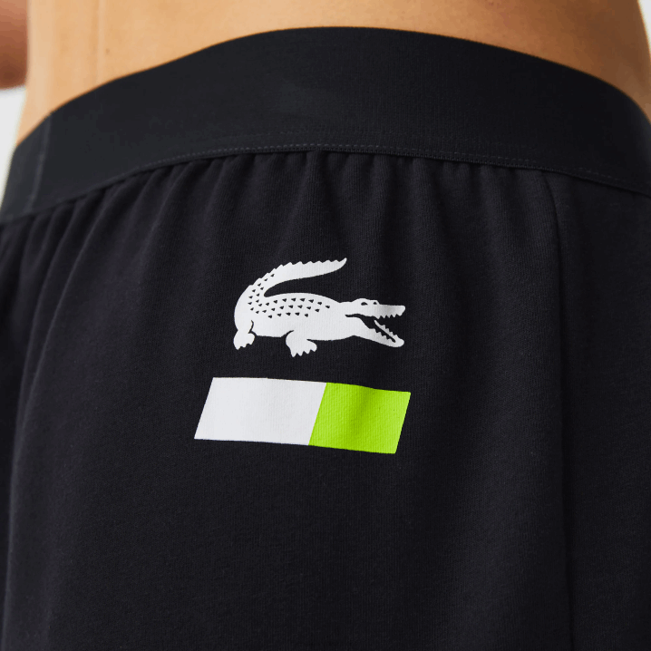 tamno siva bijela žuta p44 6H4B1566 muškarci Lacoste predimenzionirane hlače od flisa s logotipom