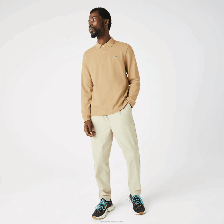 bež 02s 6H4B1221 muškarci Lacoste original l.12.12 polo dugih rukava