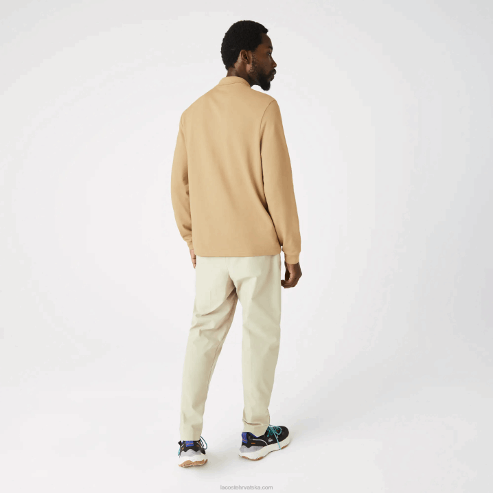 bež 02s 6H4B1221 muškarci Lacoste original l.12.12 polo dugih rukava