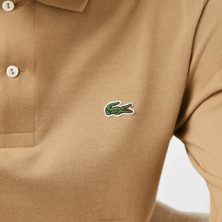 bež 02s 6H4B1221 muškarci Lacoste original l.12.12 polo dugih rukava