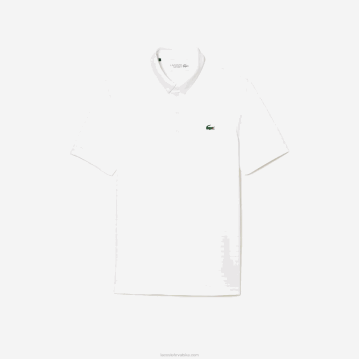 bijela 001 6H4B69 muškarci Lacoste prozračni golf polo sportske teksture