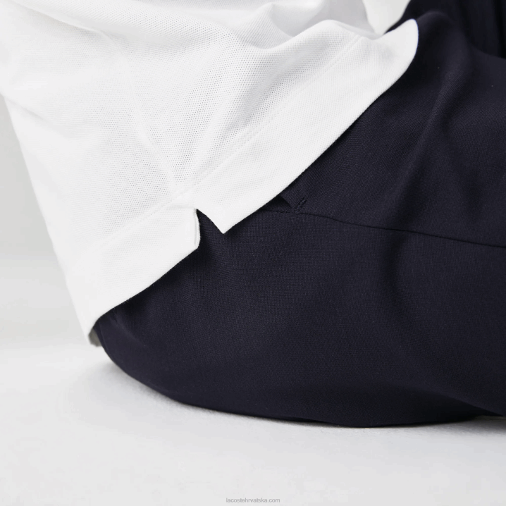 bijela 001 6H4B80 muškarci Lacoste smart paris rastezljivi pamuk pique polo