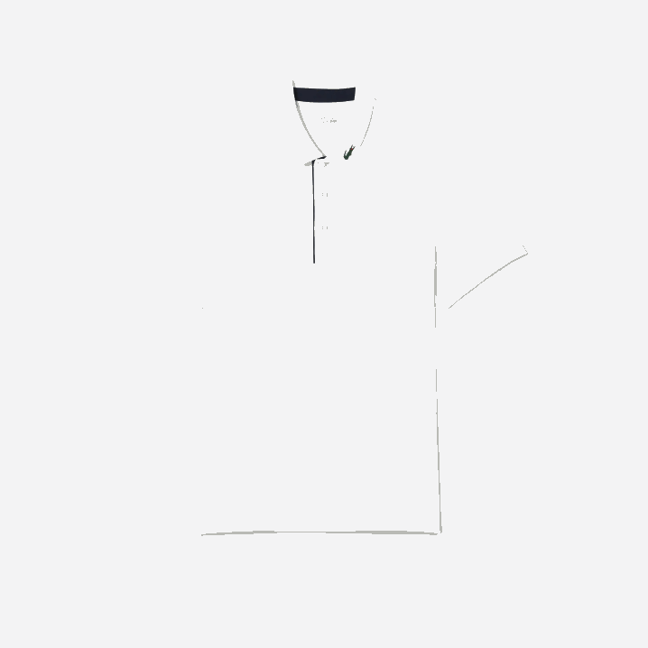 bijela tamnoplava 522 6H4B595 muškarci Lacoste sportski dres golf polo majica