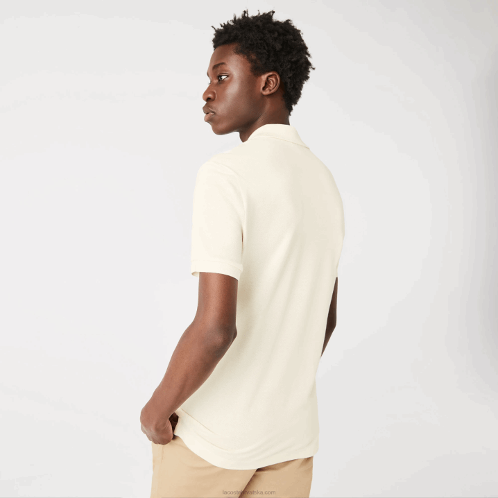 bijeli xfj 6H4B159 muškarci Lacoste original l.12.12 slim fit polo