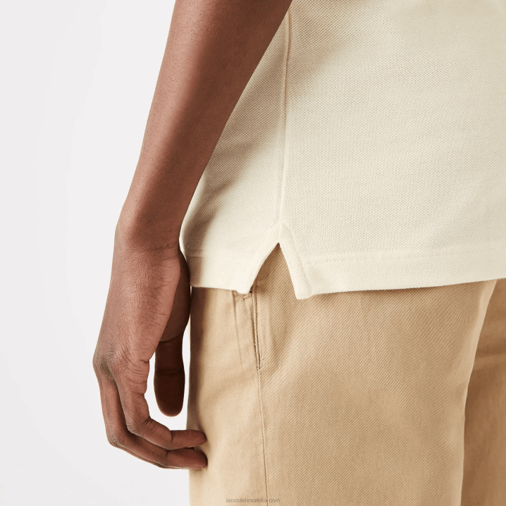 bijeli xfj 6H4B159 muškarci Lacoste original l.12.12 slim fit polo