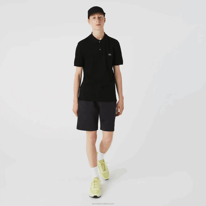 crna 031 6H4B160 muškarci Lacoste original l.12.12 slim fit polo