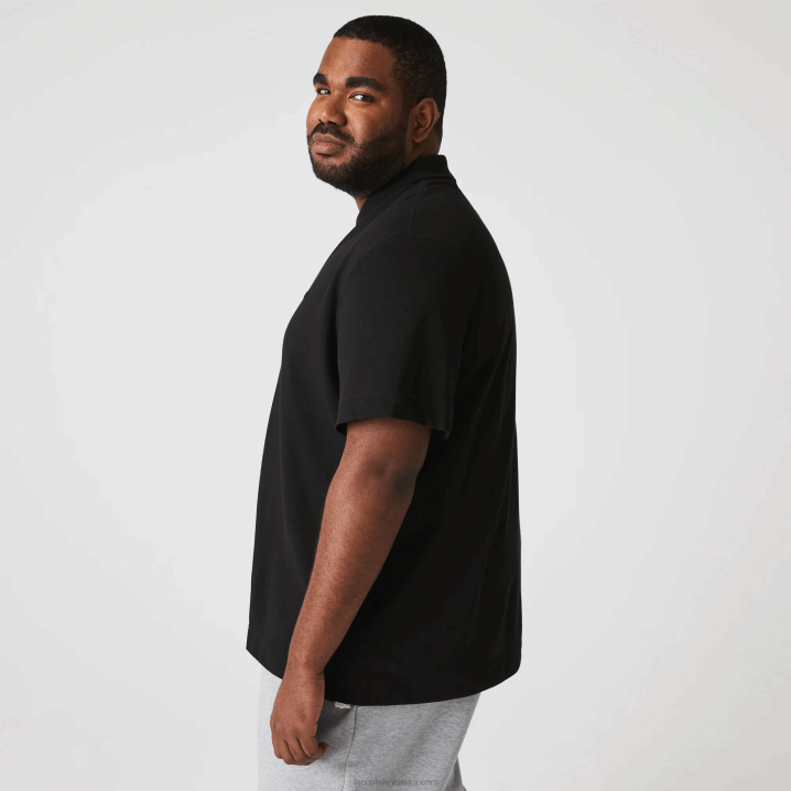 crna 031 6H4B173 muškarci Lacoste aktivno kretanje prozračni pamuk pique polo