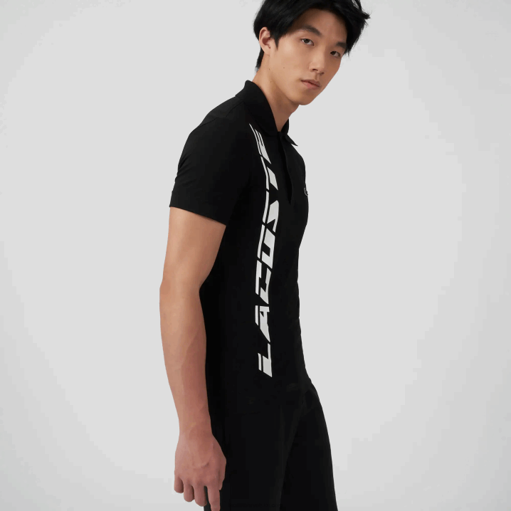 crna 031 6H4B626 muškarci Lacoste regular fit branded pique polo