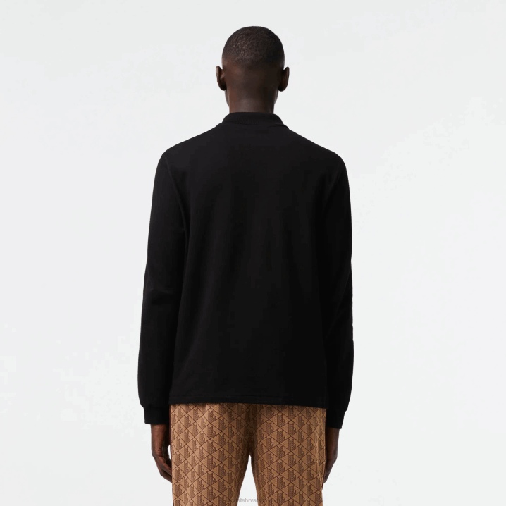 crna 031 6H4B645 muškarci Lacoste original l.12.12 polo dugih rukava