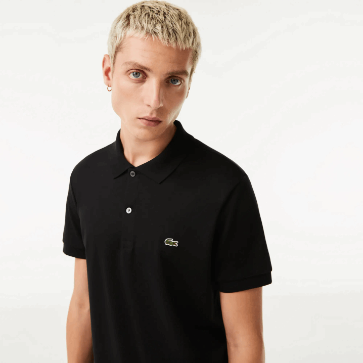 crna 031 6H4B807 muškarci Lacoste regular fit pima pamučni polo