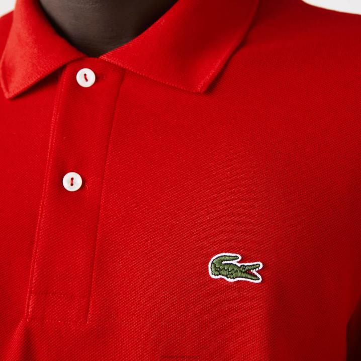 crvena 240 6H4B727 muškarci Lacoste original l.12.12 polo dugih rukava
