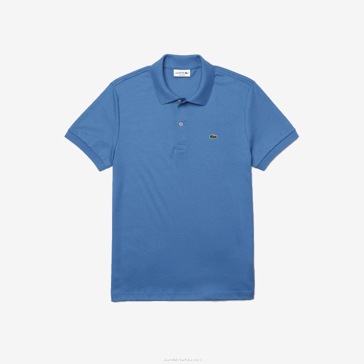 plava 776 6H4B928 muškarci Lacoste regular fit pima pamučni polo