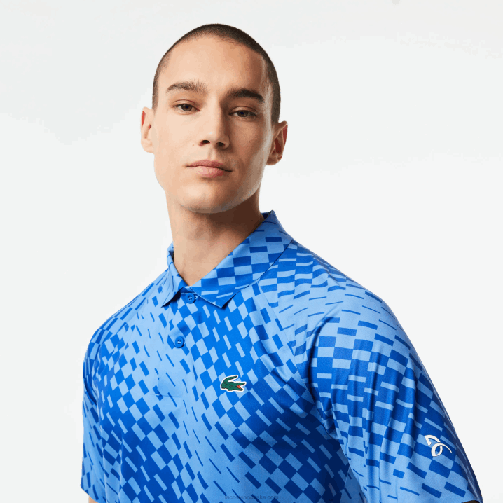 plava yi5 6H4B43 muškarci Lacoste tenis x novak djokovic player verzija polo