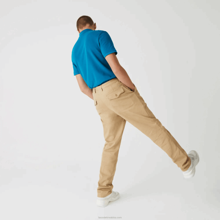 plava yzw 6H4B891 muškarci Lacoste original l.12.12 slim fit polo