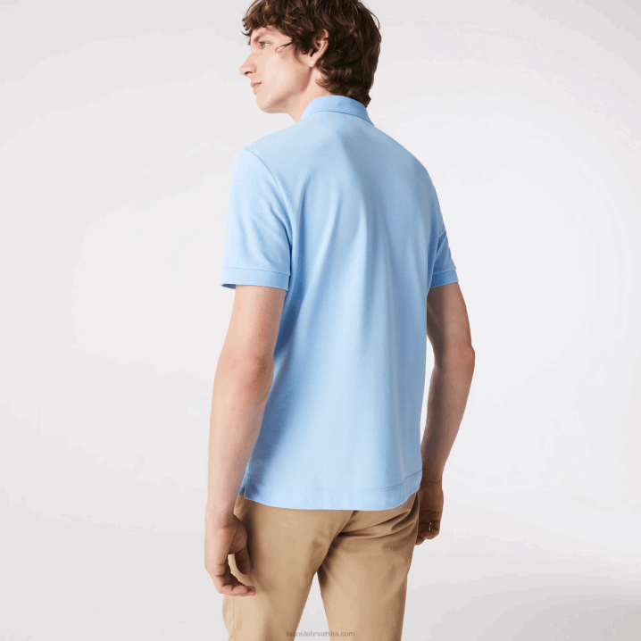 plavi hbp 6H4B857 muškarci Lacoste smart paris rastezljivi pamuk pique polo