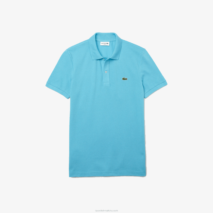 plavi zau 6H4B934 muškarci Lacoste original l.12.12 slim fit polo