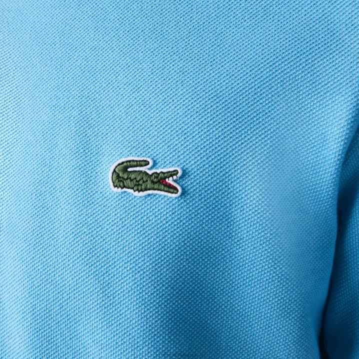 plavi zau 6H4B934 muškarci Lacoste original l.12.12 slim fit polo