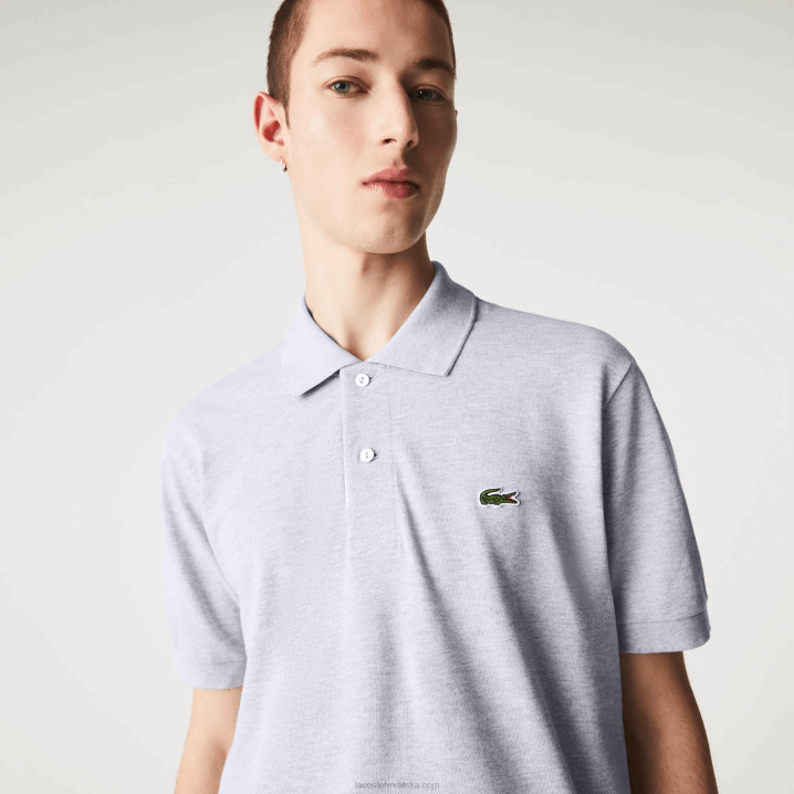 sivi chine cca 6H4B127 muškarci Lacoste original l.12.12 vrijesak polo