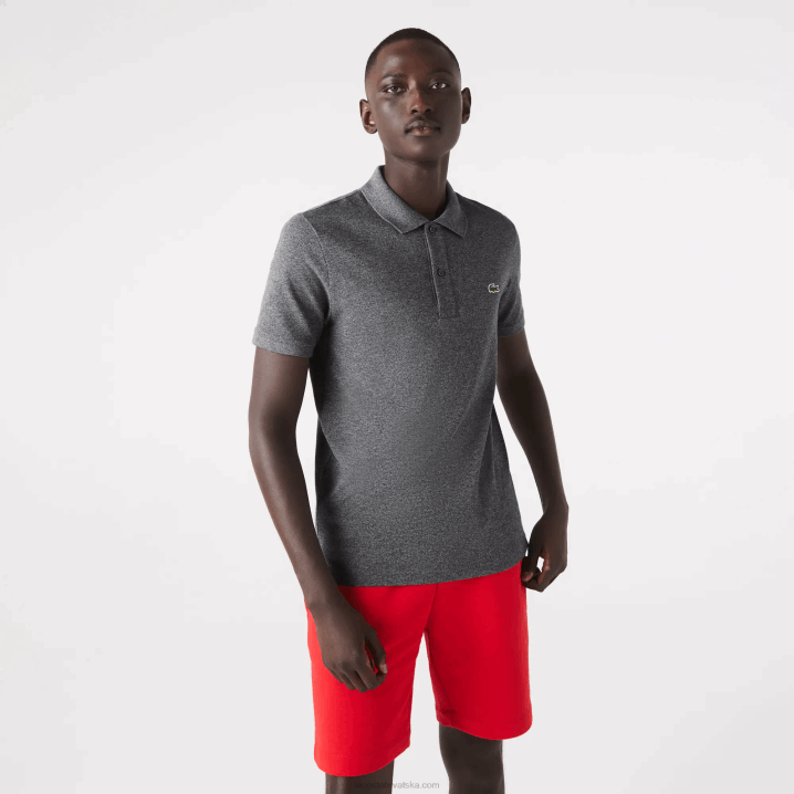 sivi chine e8g 6H4B937 muškarci Lacoste original l.12.12 slim fit polo