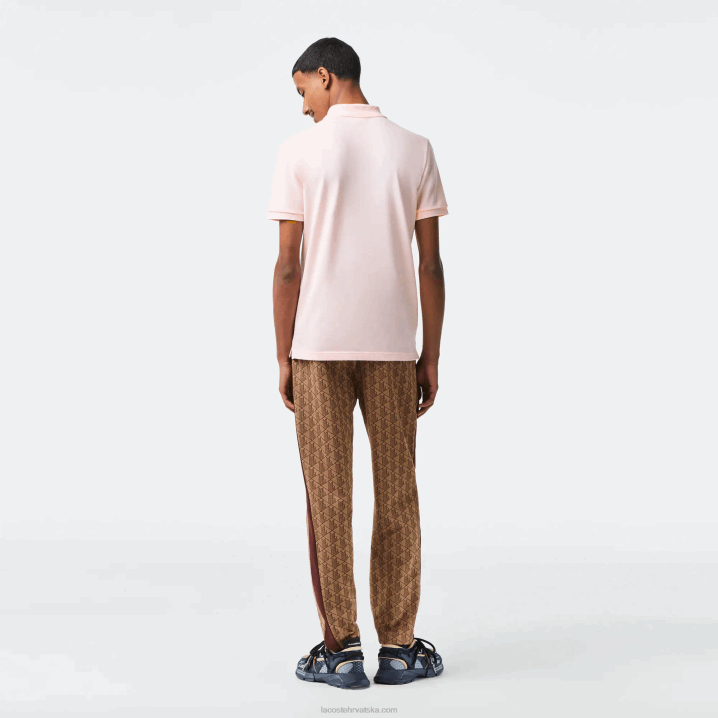 svijetlo ružičasta t03 6H4B740 muškarci Lacoste original l.12.12 slim fit polo