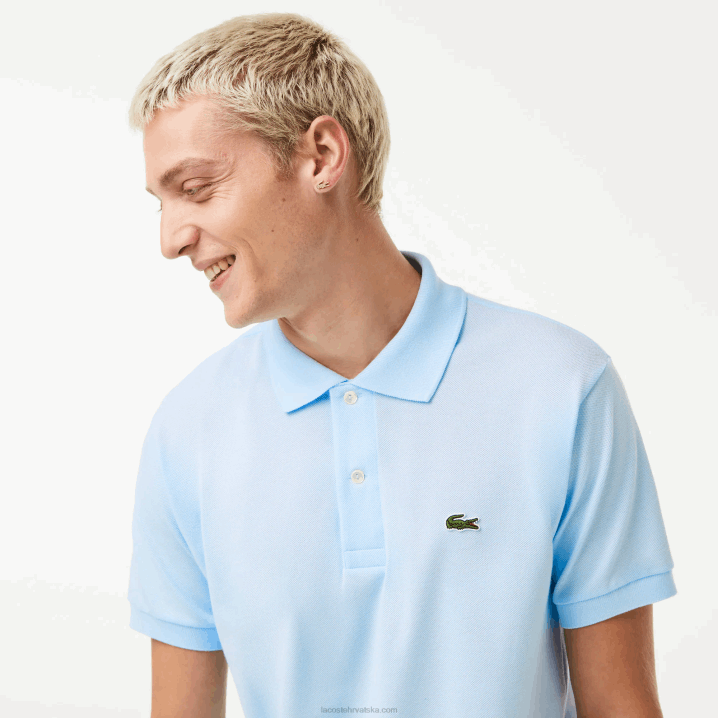 svijetloplava t01 6H4B61 muškarci Lacoste original l.12.12 polo