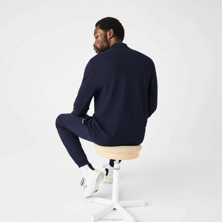 tamnoplava 166 6H4B646 muškarci Lacoste original l.12.12 polo dugih rukava