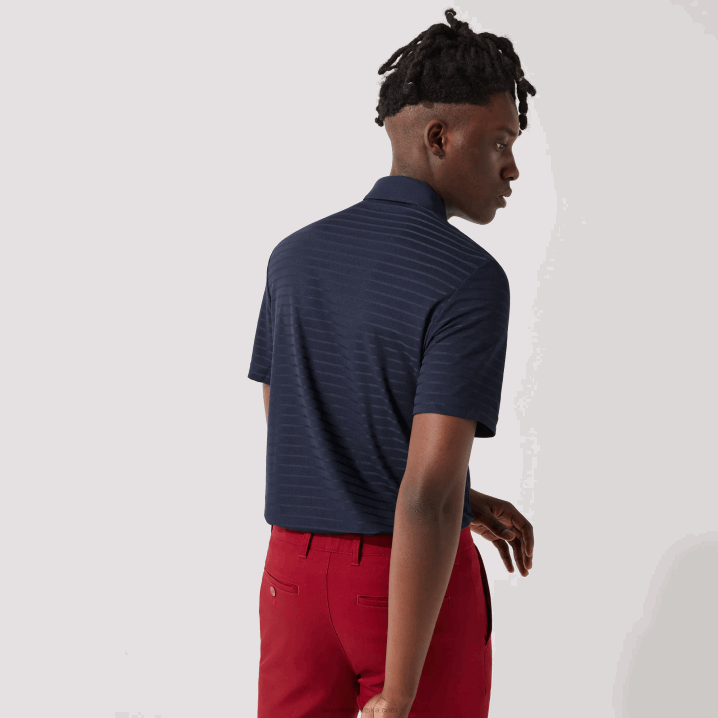 tamnoplava 166 6H4B70 muškarci Lacoste prozračni golf polo sportske teksture